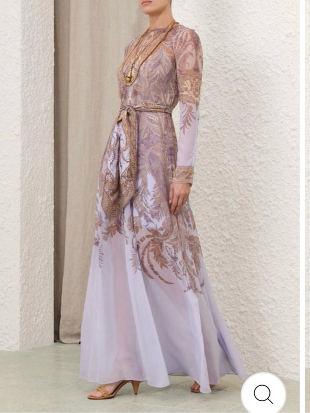 ZIMMERMANN HYPNOTIC SHEATH DRESS